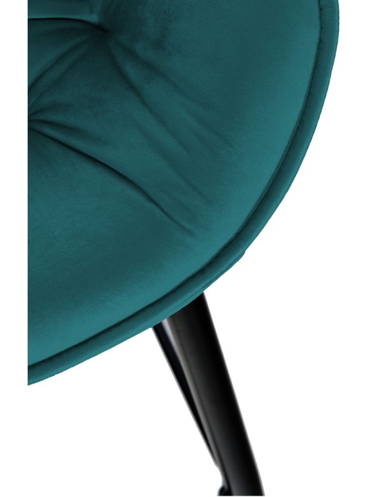 Barová stolička Gibson 76 velvet, tmavozelená Barová stolička Gibson 76 velvet, tmavozelená