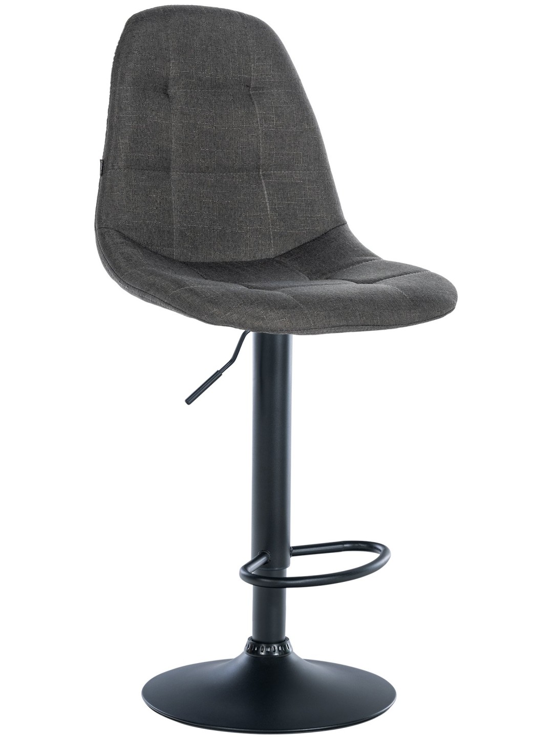 Barová stolička Elmore látka B, tmavosivá