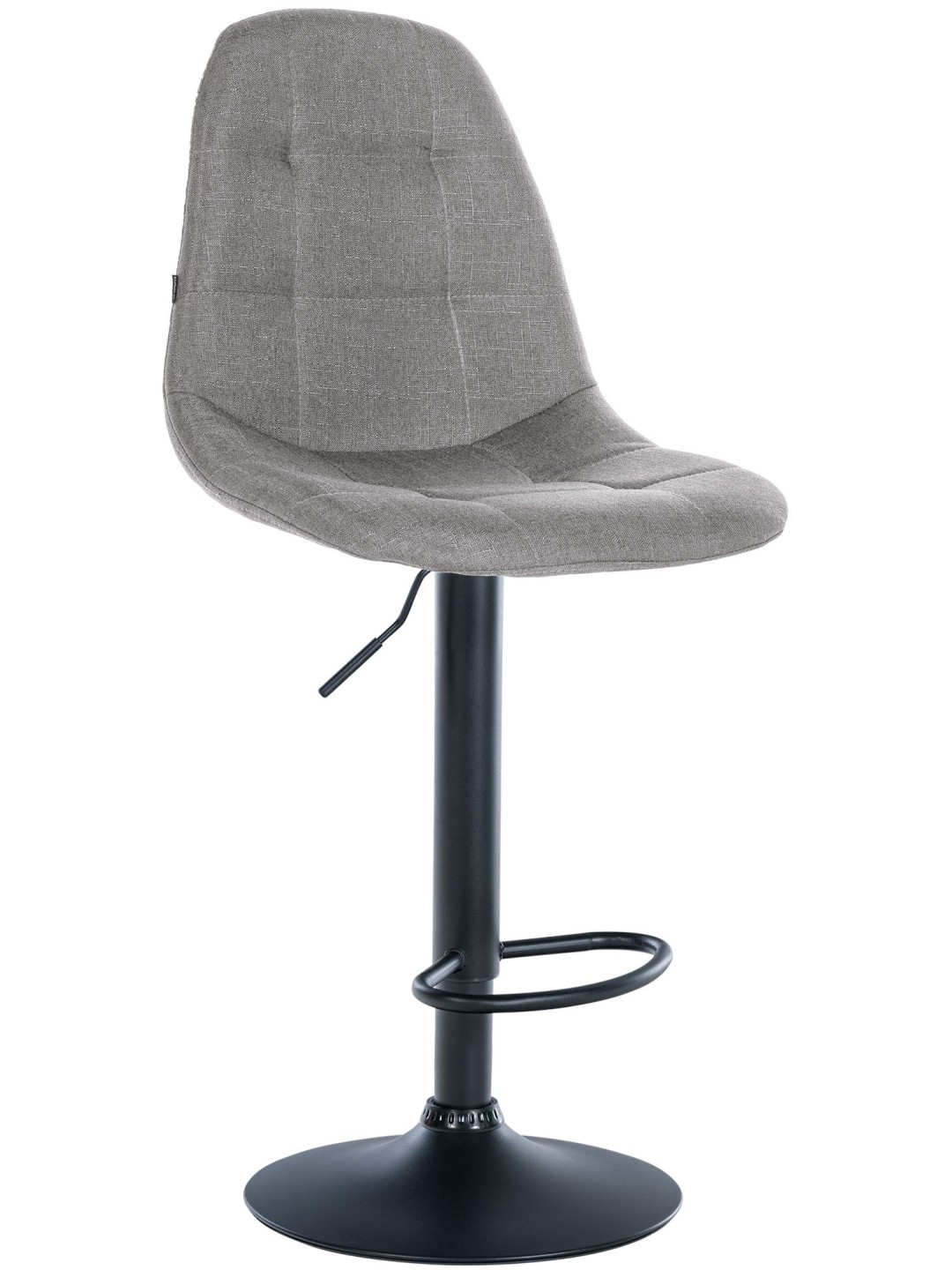 Barová stolička Elmore látka B, sivá