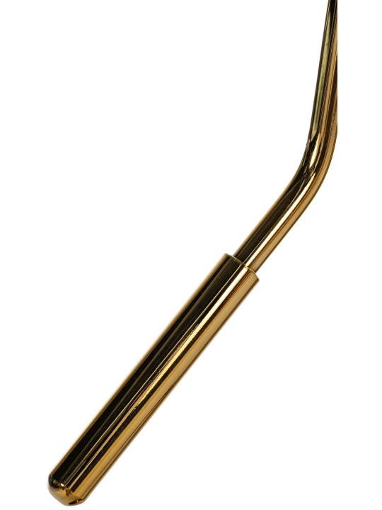 Barová stolička Braga Gold Velvet, čierna