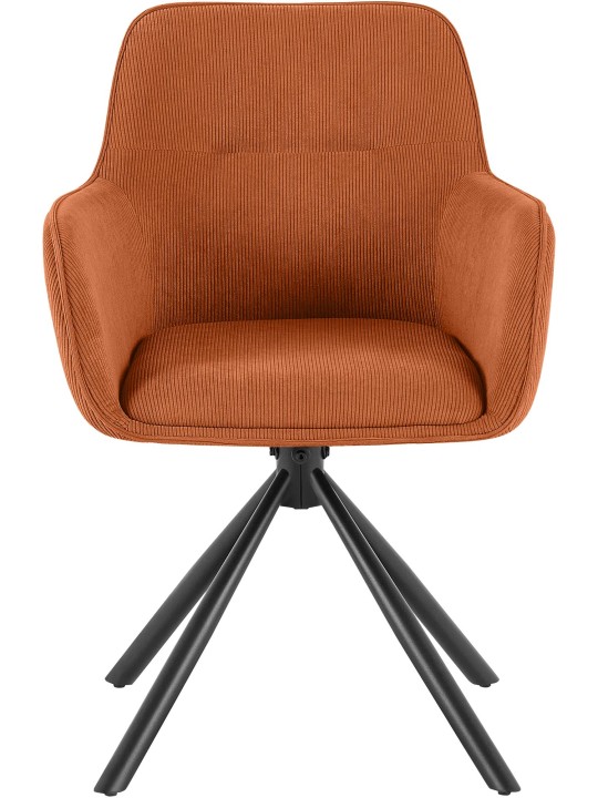 Stolička Tipton Cord, oranžová