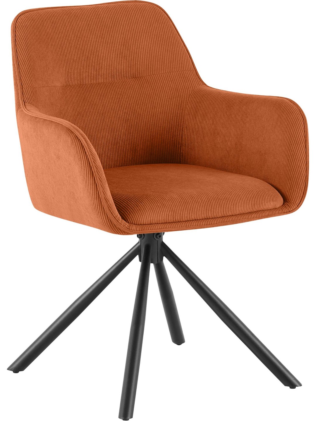 Stolička Tipton Cord, oranžová
