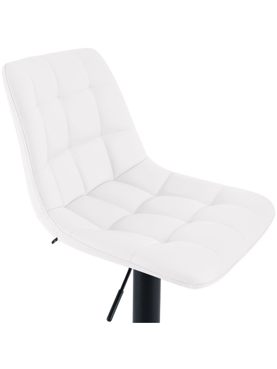 Barová stolička Mapun umelá koža, biela