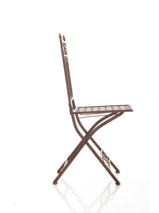 Skladacia stolička Asina, antická hnedá