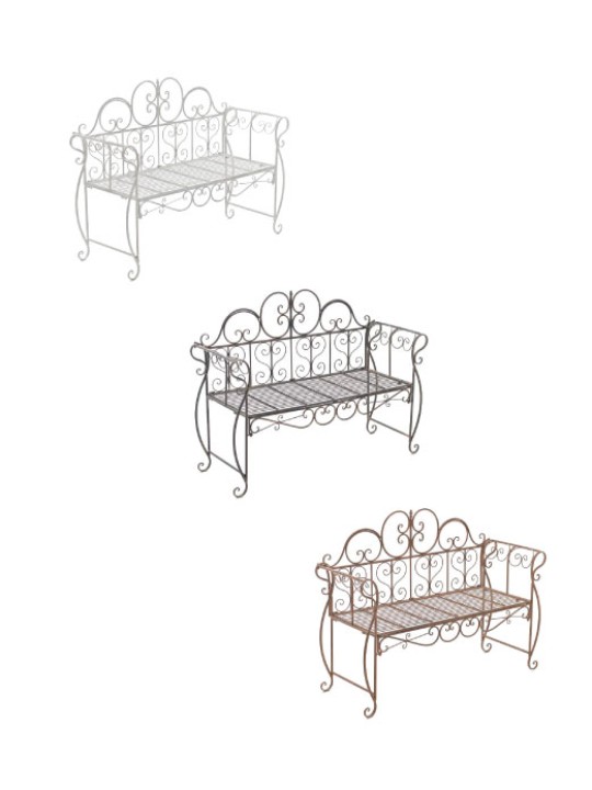 Záhradná lavica Minna, bronzová