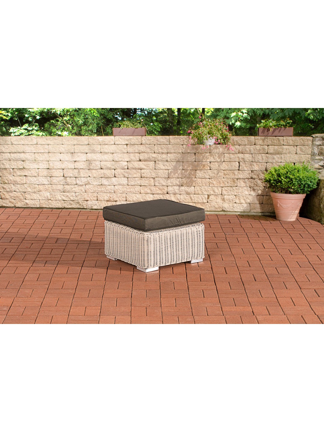 Stolička Bilbao / Madeira Antracit, perleťovo biela