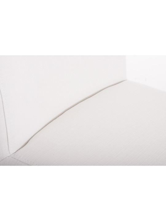 Barová stolička Paros látka, biela