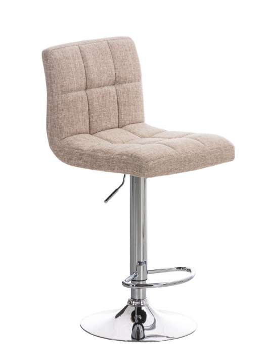 Barová stolička Peru FABRIC C, krémová