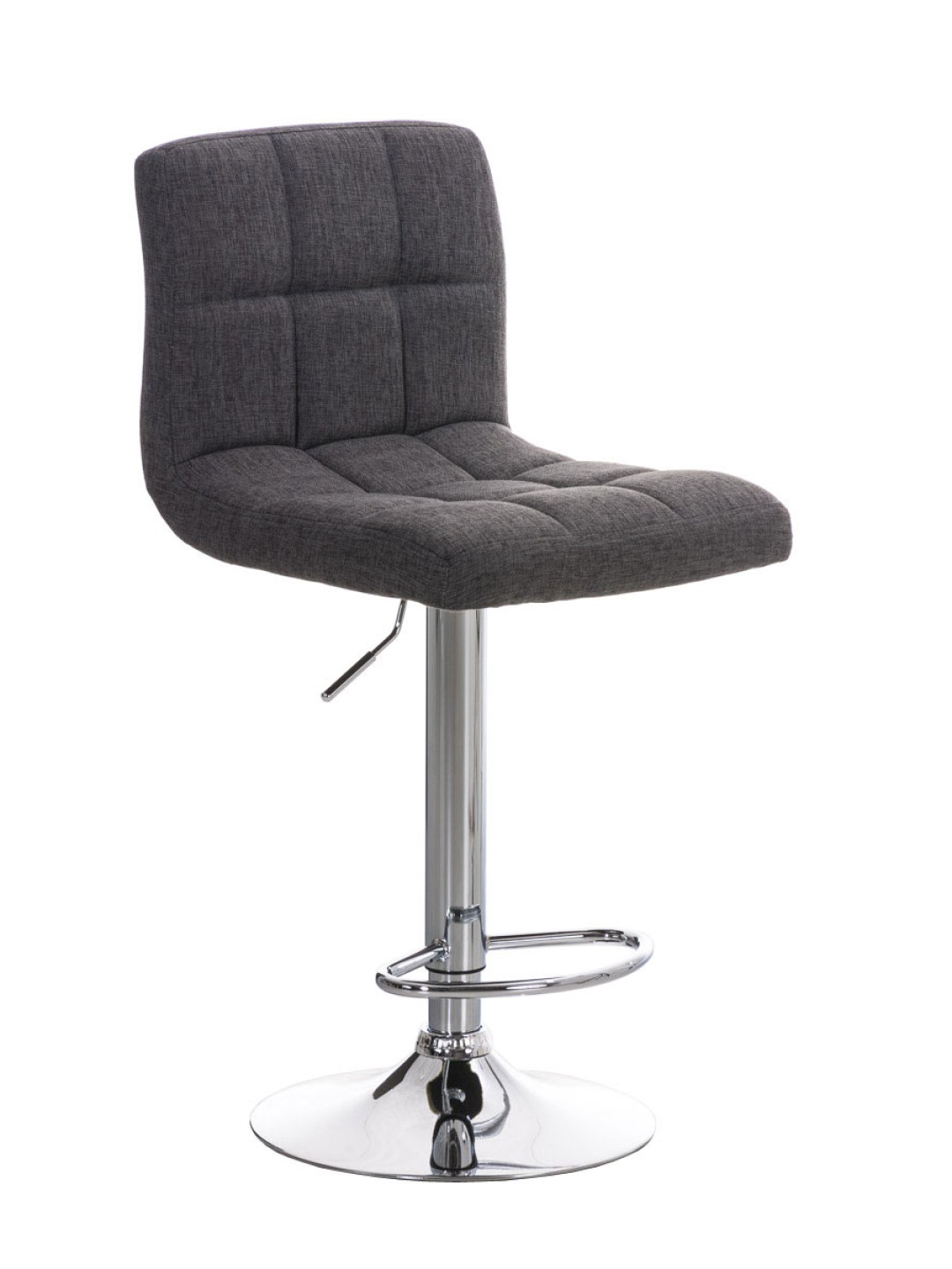 Barová stolička Peru FABRIC C, svetlosivá