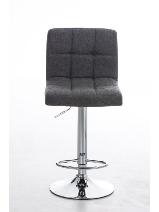 Barová stolička Peru FABRIC C, svetlosivá