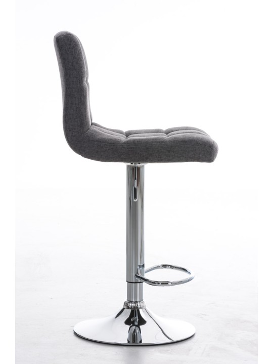 Barová stolička Peru FABRIC C, svetlosivá