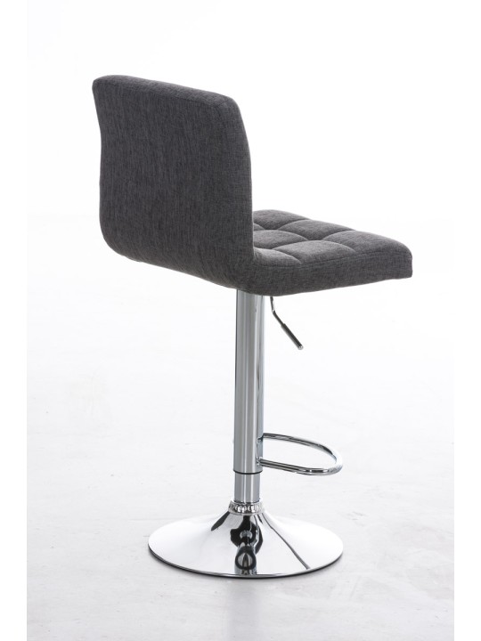 Barová stolička Peru FABRIC C, svetlosivá
