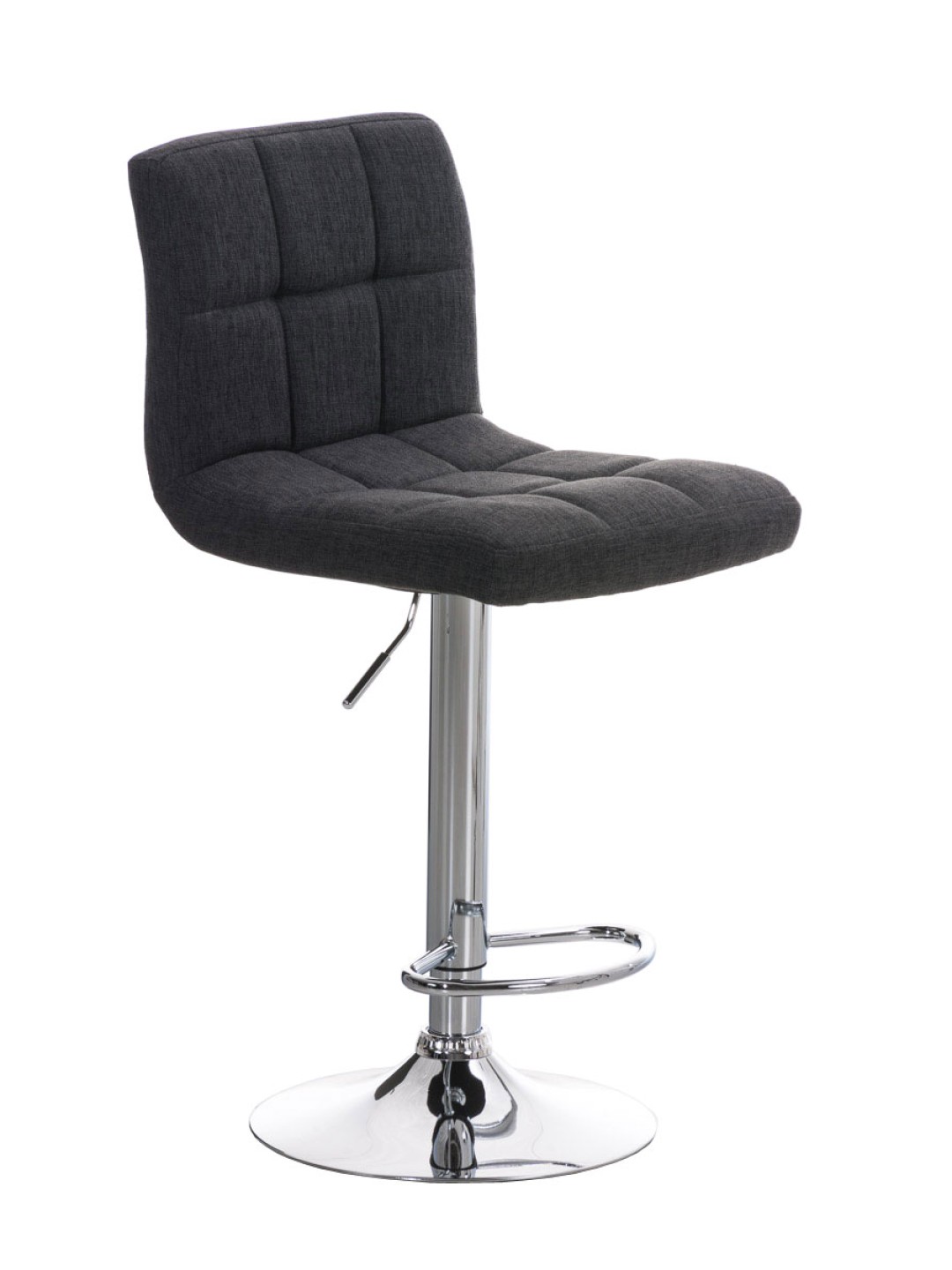 Barová stolička Peru FABRIC C, tmavosivá