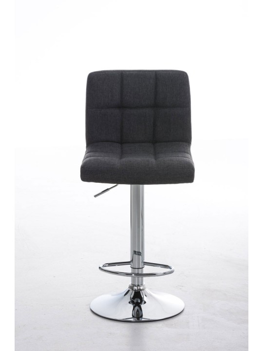 Barová stolička Peru FABRIC C, tmavosivá