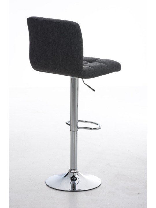 Barová stolička Peru FABRIC C, tmavosivá