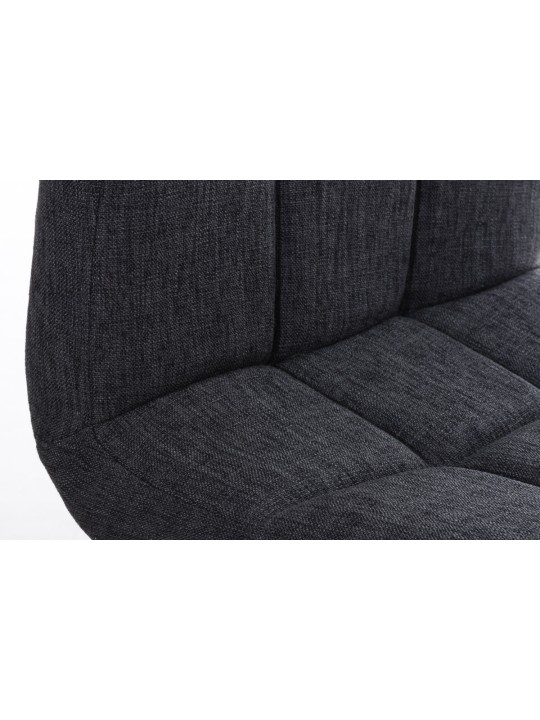 Barová stolička Peru FABRIC C, tmavosivá