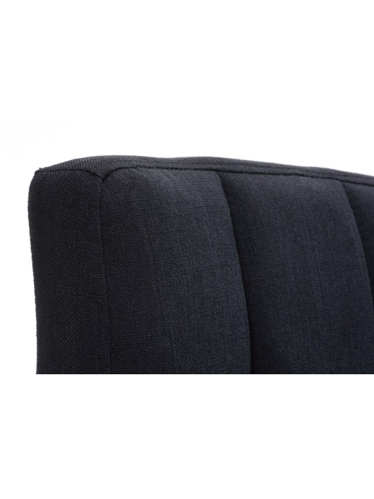 Barová stolička Peru FABRIC C, čierna