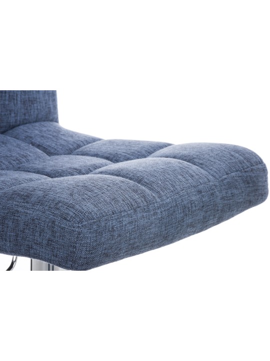 Barová stolička Peru FABRIC C, modrá