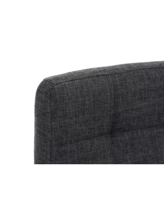 Barová stolička Lincoln látka, svetlosivá