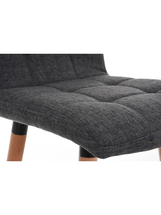 Barová stolička Lincoln látka, svetlosivá