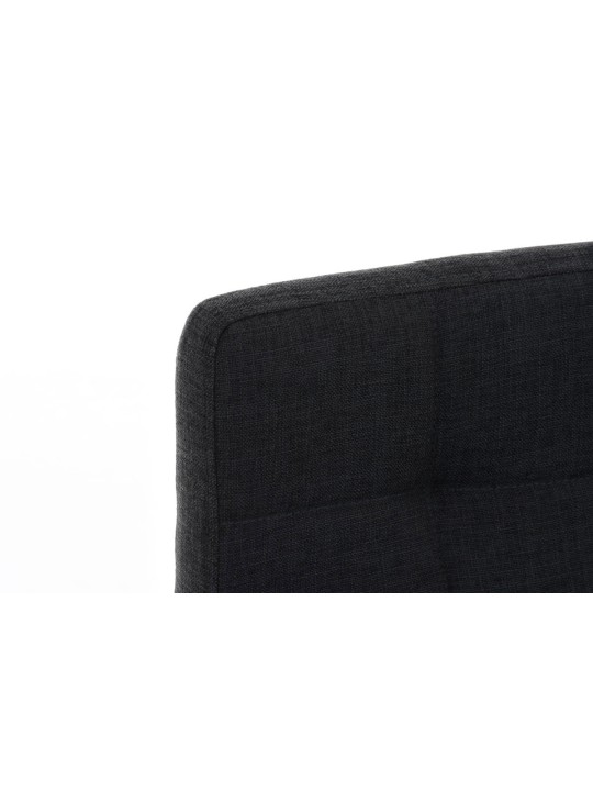 Barová stolička Lincoln látka, tmavosivá