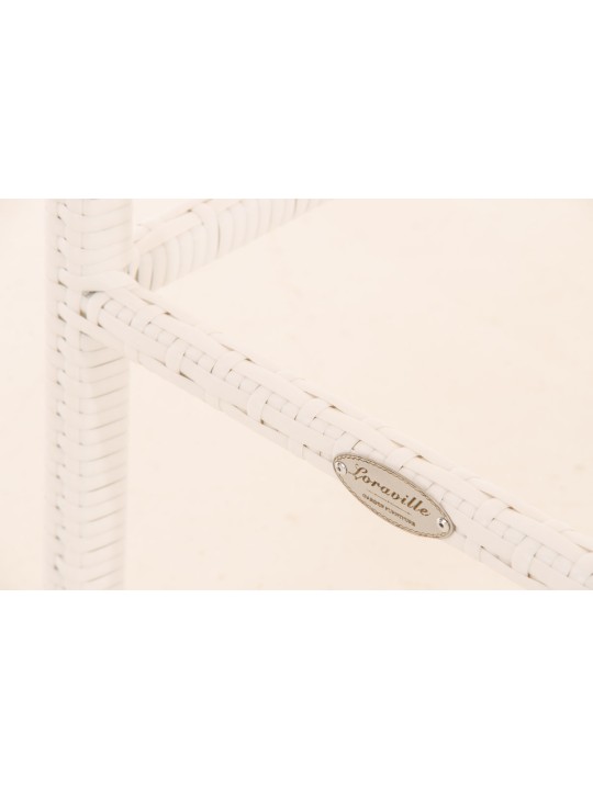 Barová stolička Mari krémová, biela