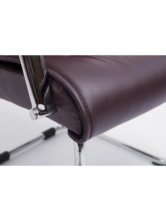 Stolička pre návštevníkov Sievert, hnedá