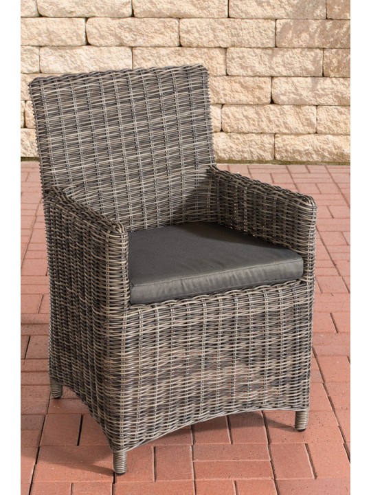 Stolička Fontana / Sankt Marlo Antracit 5mm, šedá melírovaná