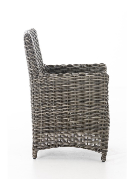 Stolička Fontana / Sankt Marlo Antracit 5mm, šedá melírovaná