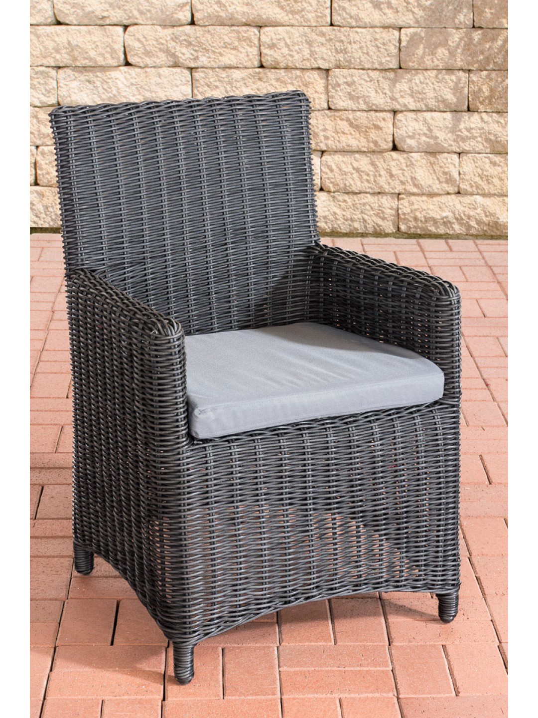 Stolička Fontana / Sankt Marlo železo šedá 5mm, čierna