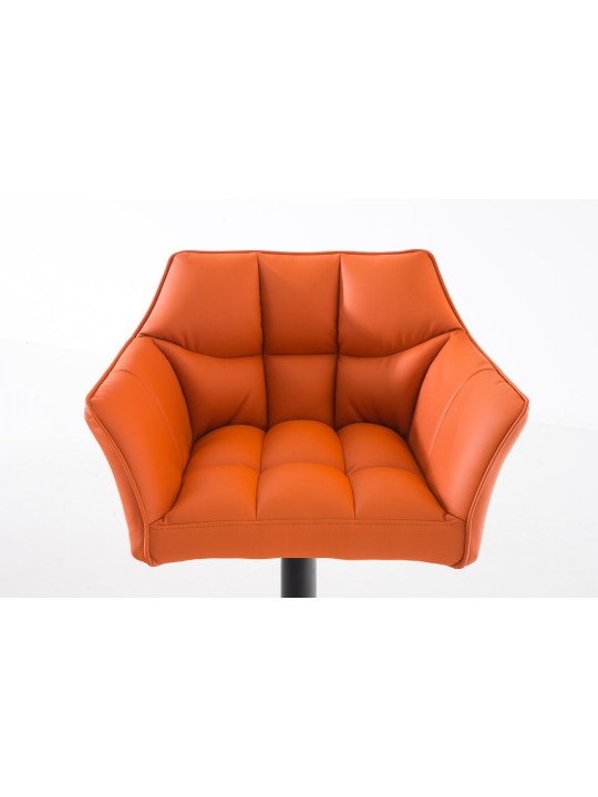 Barová stolička Damaso B, oranžová