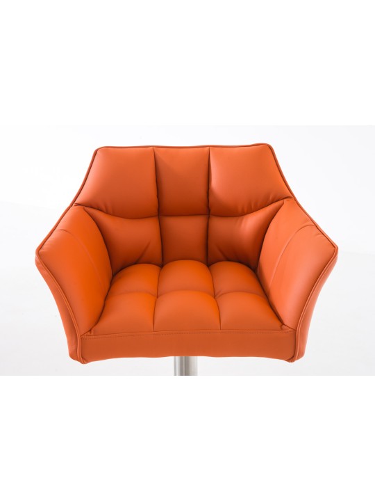 Barová stolička Damaso E, oranžová