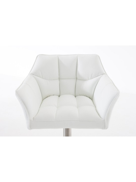 Barová stolička Damaso E, biela