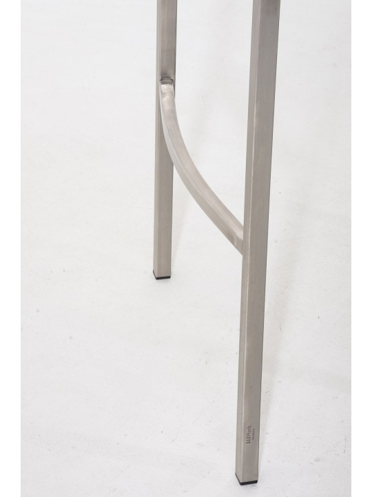 Barová stolička Damaso E so 4-nohým rámom, oranžová