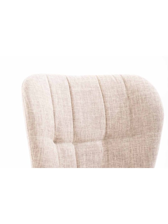 Stolička Elda látka natural, krémová