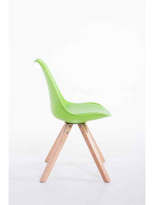 Okrúhle kreslo pre návštevníkov Toulouse Natura, zelená