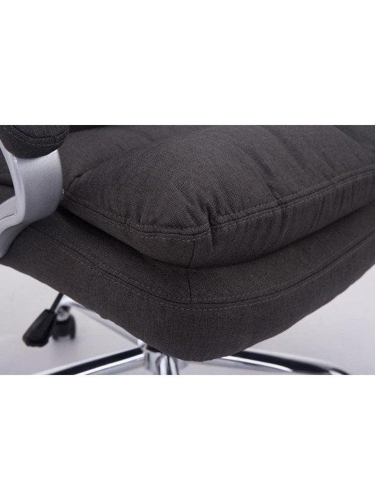 Kancelárske kreslo BIG Vancouver látka, tmavosivá