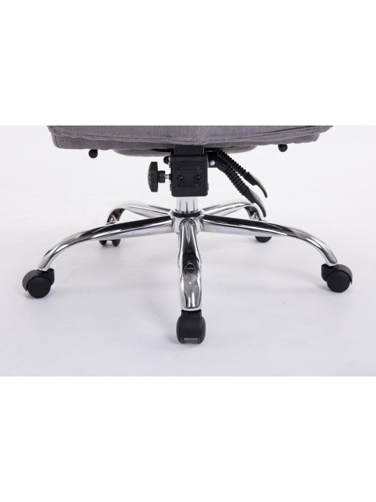 XL kancelárska stolička Troy látka, sivá