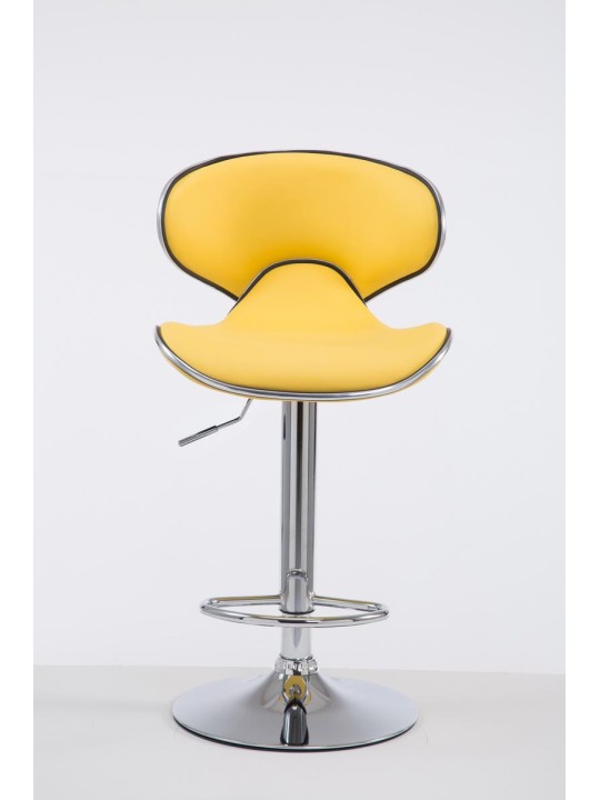 Barová stolička Las Vegas V2 chróm, žltá