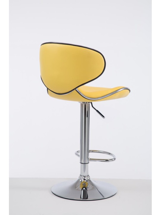 Barová stolička Las Vegas V2 chróm, žltá