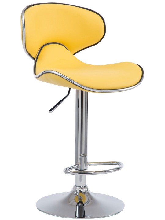 Barová stolička Las Vegas V2 chróm, žltá