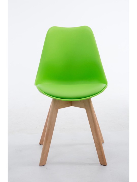 Kreslo pre návštevy Borneo V2 Natura umelá koža, zelená