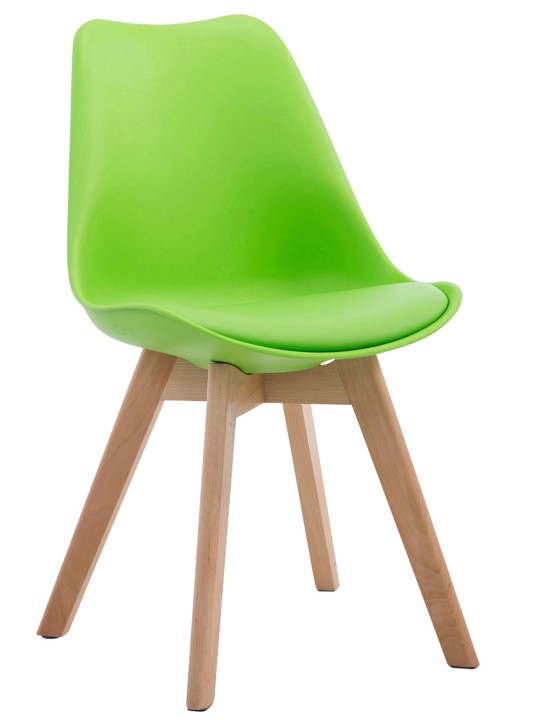 Kreslo pre návštevy Borneo V2 Natura umelá koža, zelená