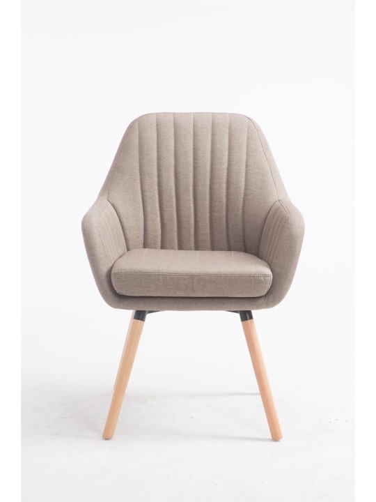 Stolička Florián látka Natura, šedohnedá