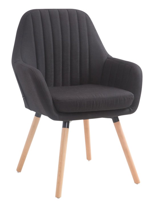 Stolička Florián látka Natura, čierna