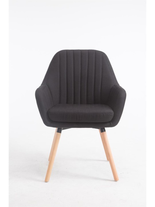 Stolička Florián látka Natura, čierna