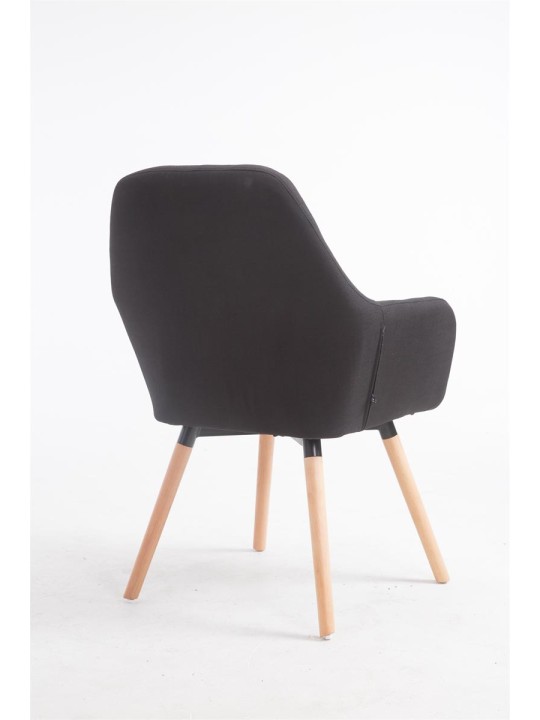 Stolička Florián látka Natura, čierna