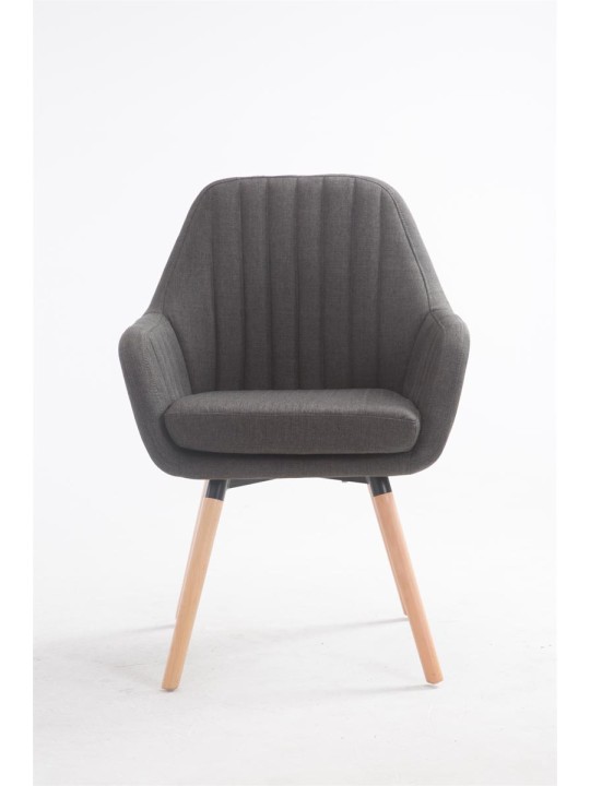 Stolička Florián látka Natura, tmavosivá