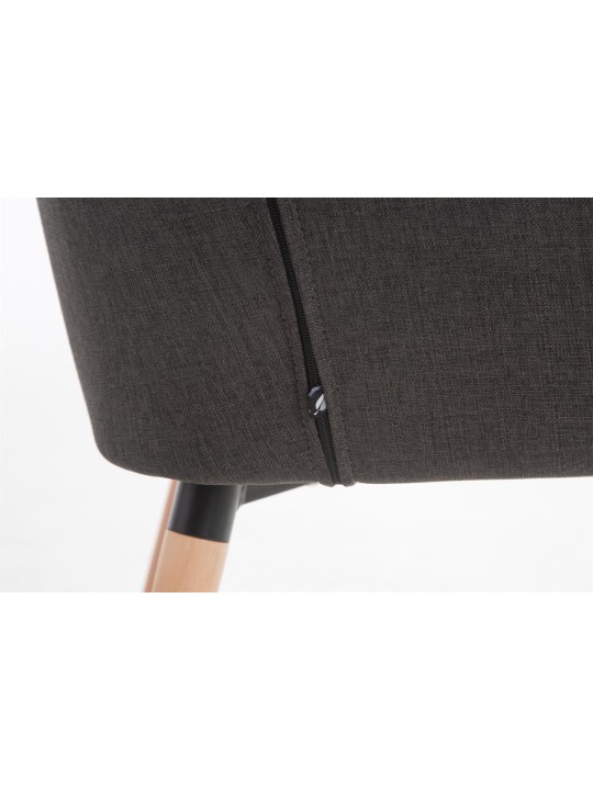 Stolička Florián látka Natura, tmavosivá