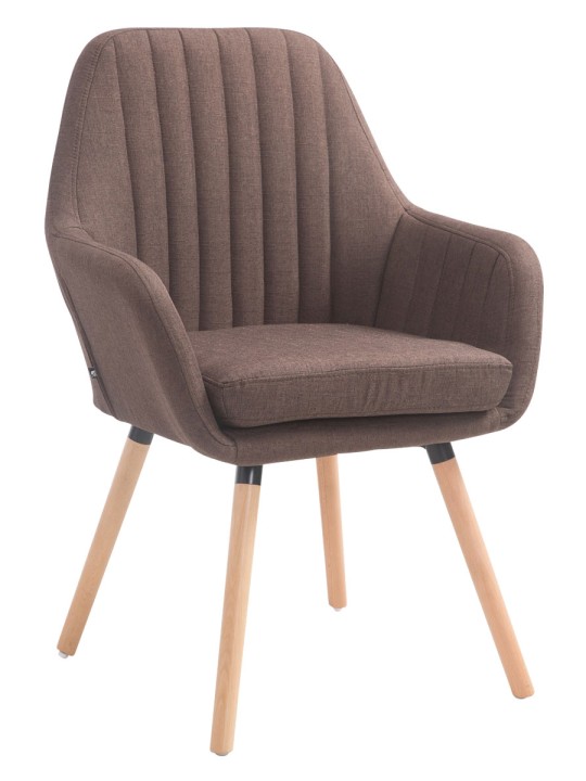 Stolička Florián látka Natura, hnedá